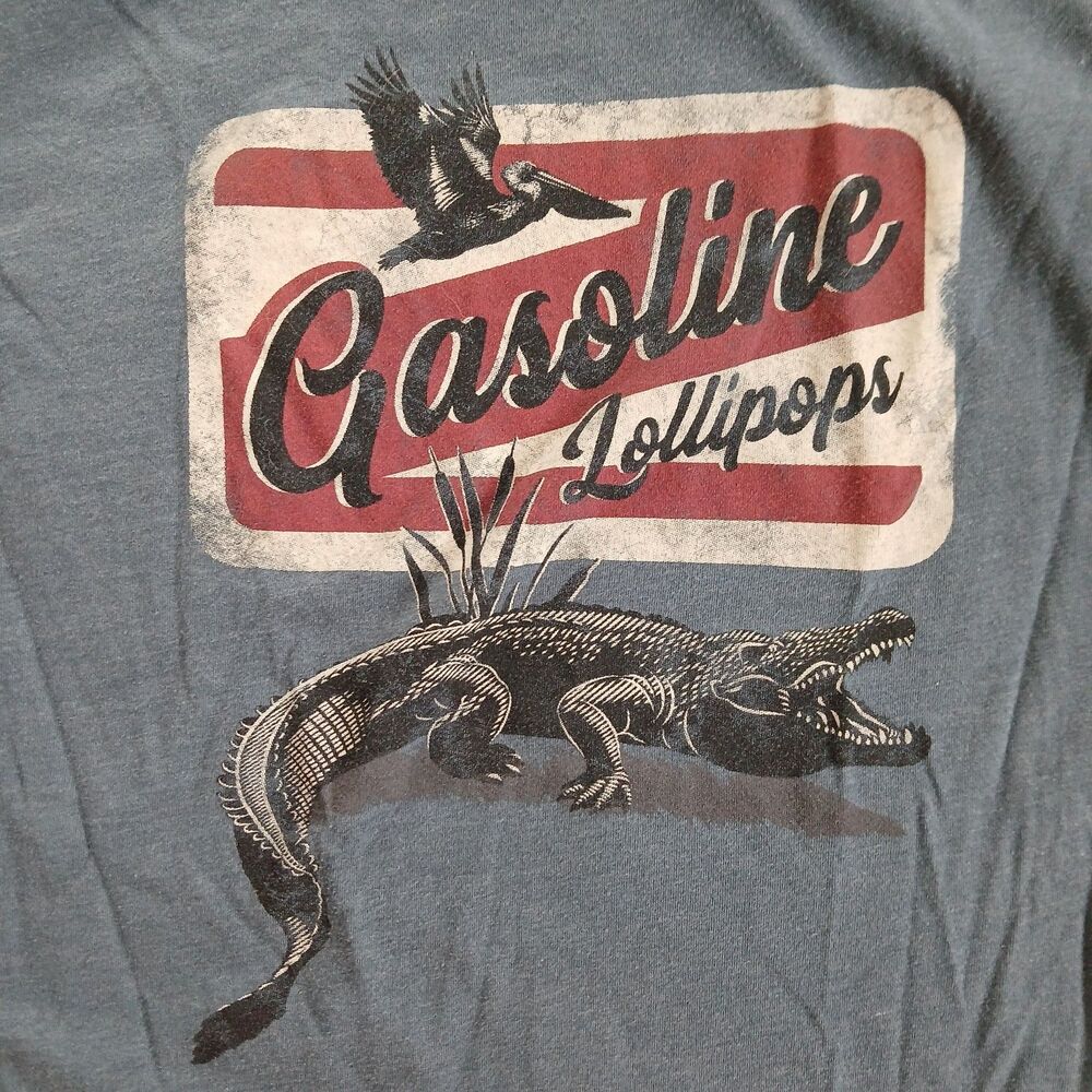 Gasoline Lollipops T Shirt Women's Size M Rock Folk Punk Alt Country Music Band